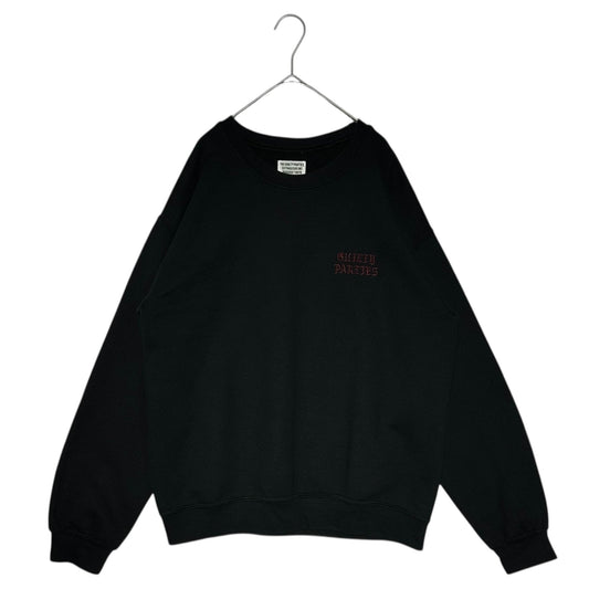 WACKO MARIA One-Point Logo Sweatshirt Black Size M