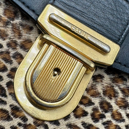 CELINE 19SS Hedi Slimane Leopard Cartable Briefcase Bag