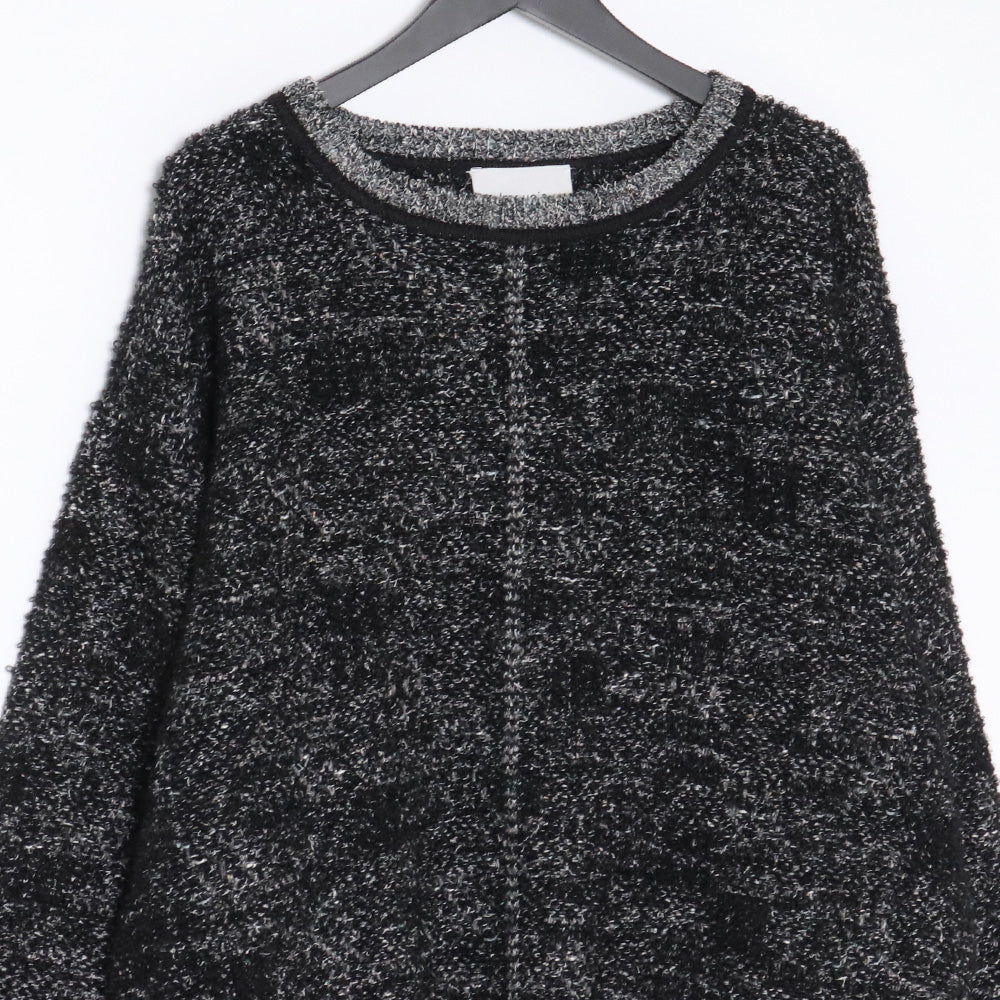 IROQUOIS 23AW 5G Loop Tweed Knit Black Size 2