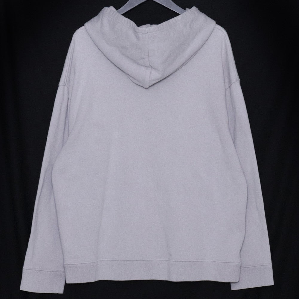 RAF SIMONS 19SS Clubber Graphic Cotton Hoodie Gray Size M