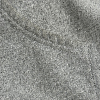 SUPREME 15AW Felt Hooded Logo Zip Hoodie Light Gray Size S