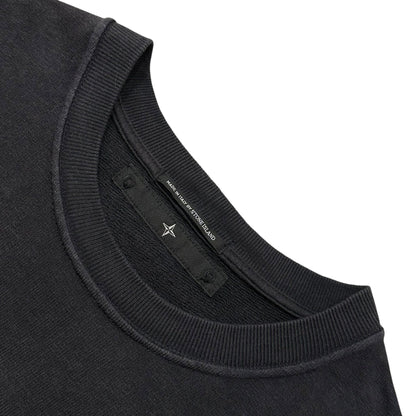 STONE ISLAND 05SS Paul Harvey Logo Sweatshirt Black Size L