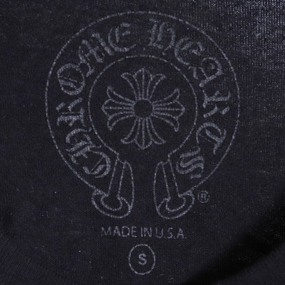 CHROME HEARTS Horseshoe Print Pocket T-Shirt Black Size S