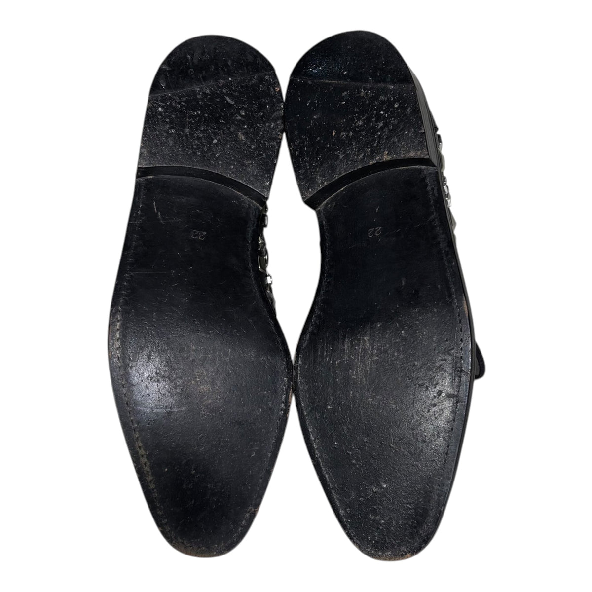 Mixed-Stud Leather Shoes x COMME des GARCONS Mixed-Stud Sneakers Black Size 22CM
