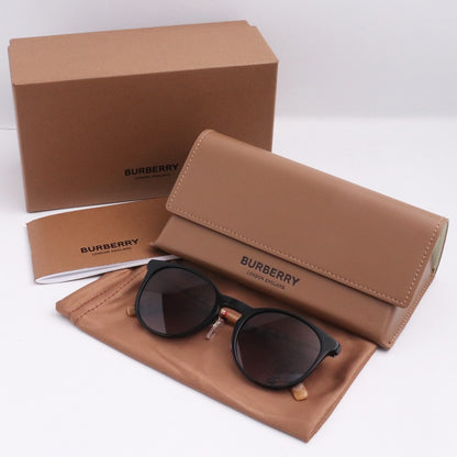 Burberry Black Brown Check Sunglasses Size F