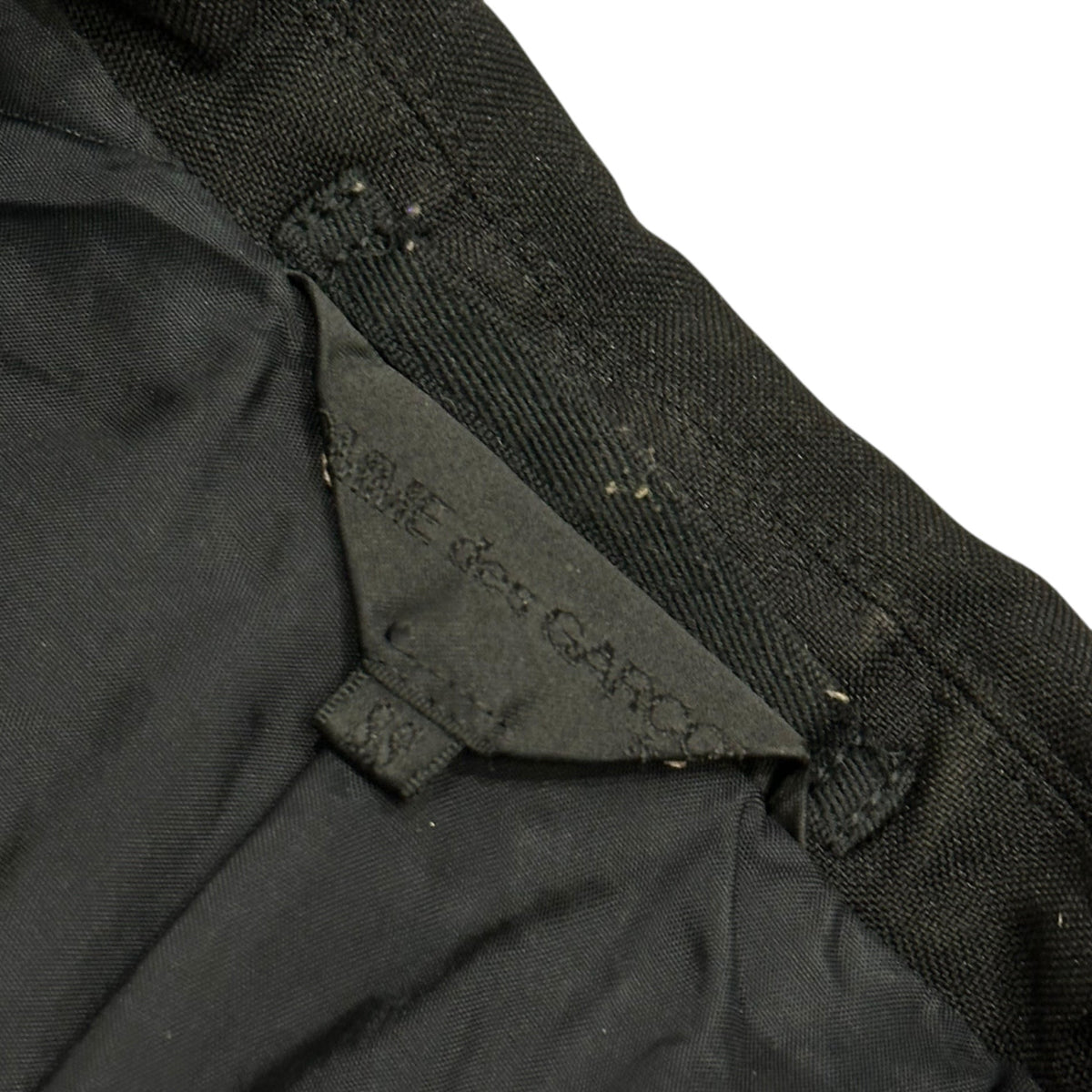 COMME des GARCONS 08AW Ruffled Jacket Black Size SS
