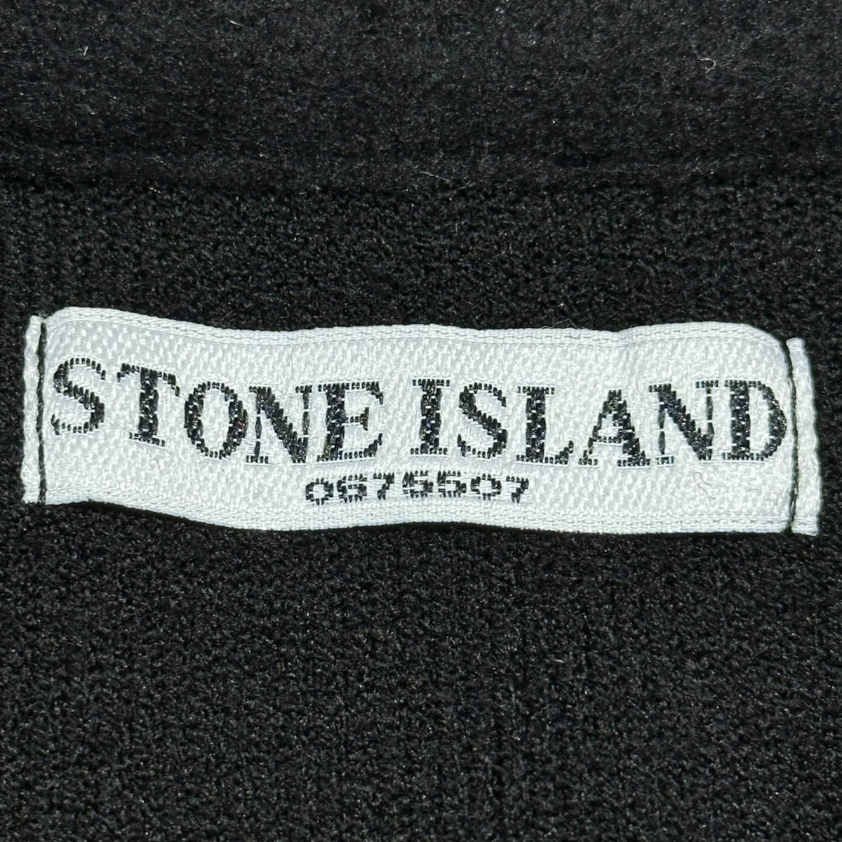 STONE ISLAND 06AW Archive Zip-Up Knit Jacket Black