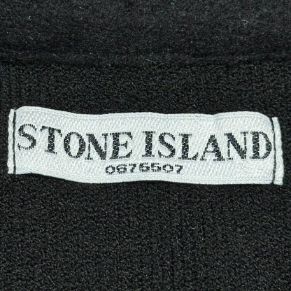 STONE ISLAND 06AW Archive Zip-Up Knit Jacket Black