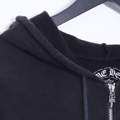 Chrome Hearts Old CH Plus Dagger Zip Hoodie Black Size L