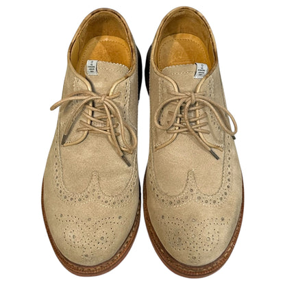 VISVIM 11AW Patrician Wingtip Suede Oxfords Beige Size 9