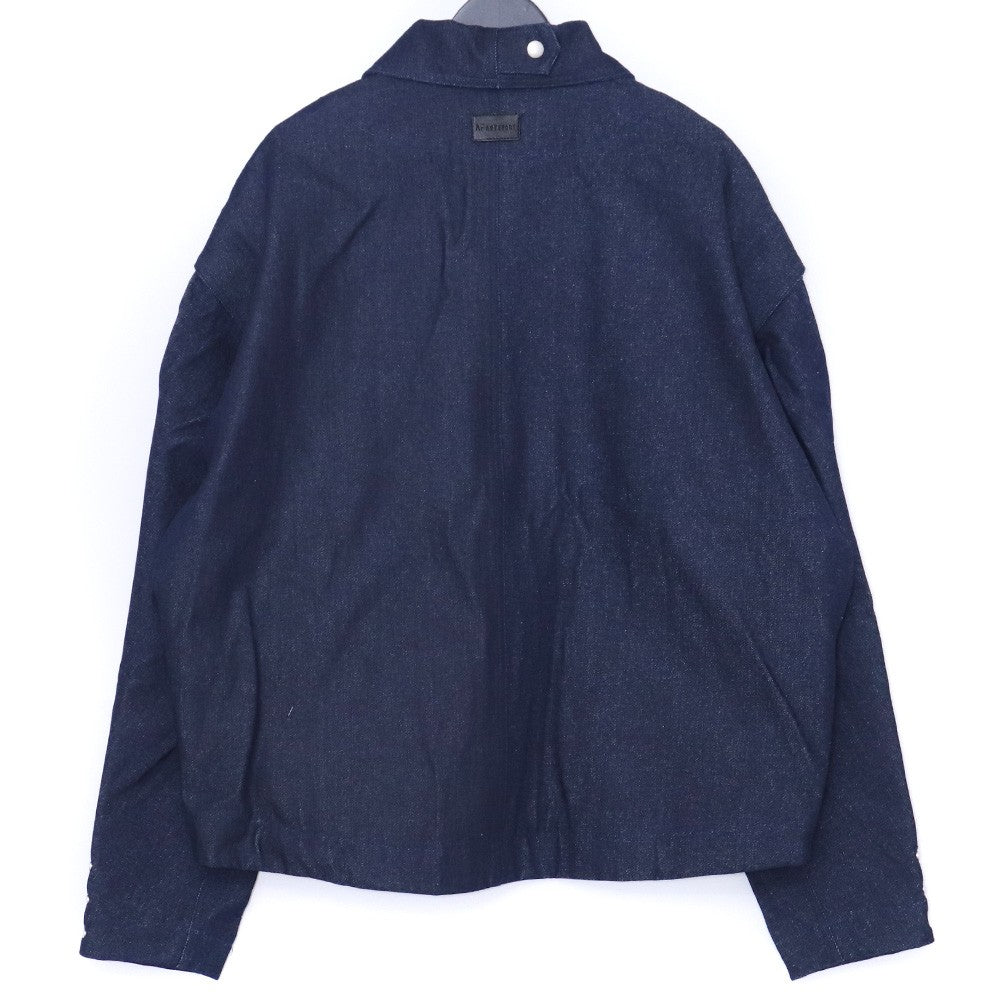 A.F ARTEFACT Denim Tuck Sleeves Jacket Indigo Size 2