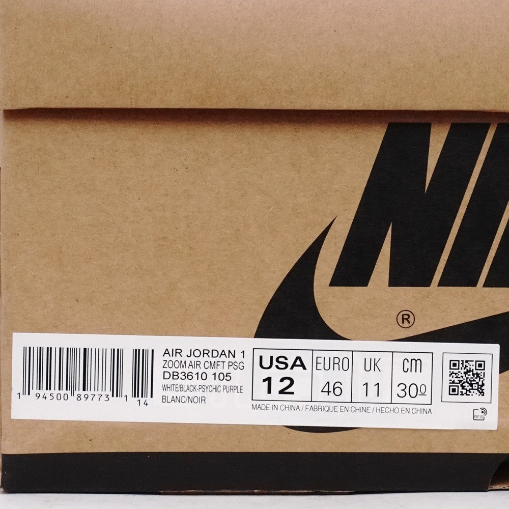 NIKE x PSG Air Jordan 1 High Sneakers White/Black Size 30cm