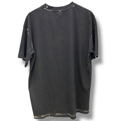 WE11DONE 25SS Piercing Detail T-Shirt Black Size S