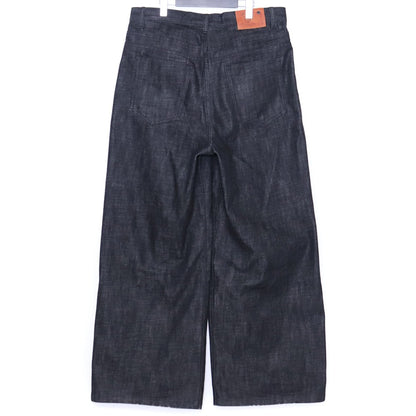No Faith Studios ULTRA LOOSE FIT JAPANESE DENIM Black Size L