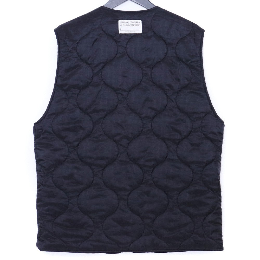 STANDARD CALIFORNIA SD Reversible Army Vest Black Size L