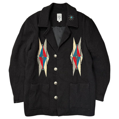 ORTEGA'S 90s Turquoise Studded Chimayo Jacket Size 40