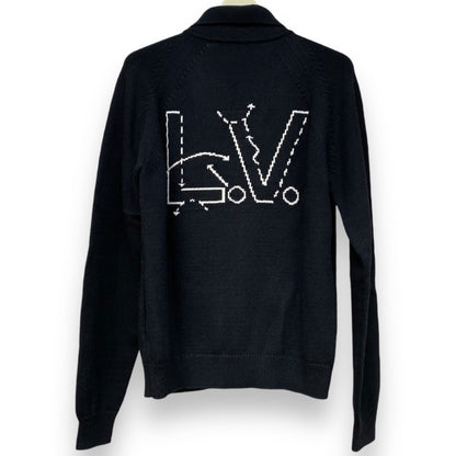 LOUIS VUITTON 21SS Giant Monogram Cardigan Black Size S