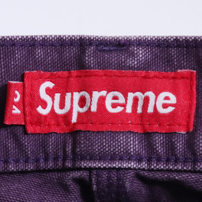 SUPREME 26SS Purple Worn Double Knee Painter Jeans Size 34