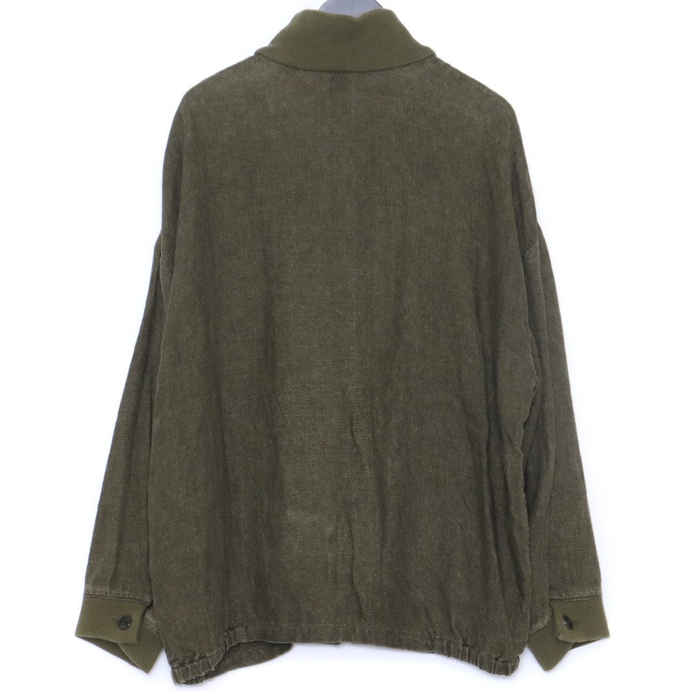 TENDERLOIN 19SS Linen Swingtop Jacket Khaki Size L