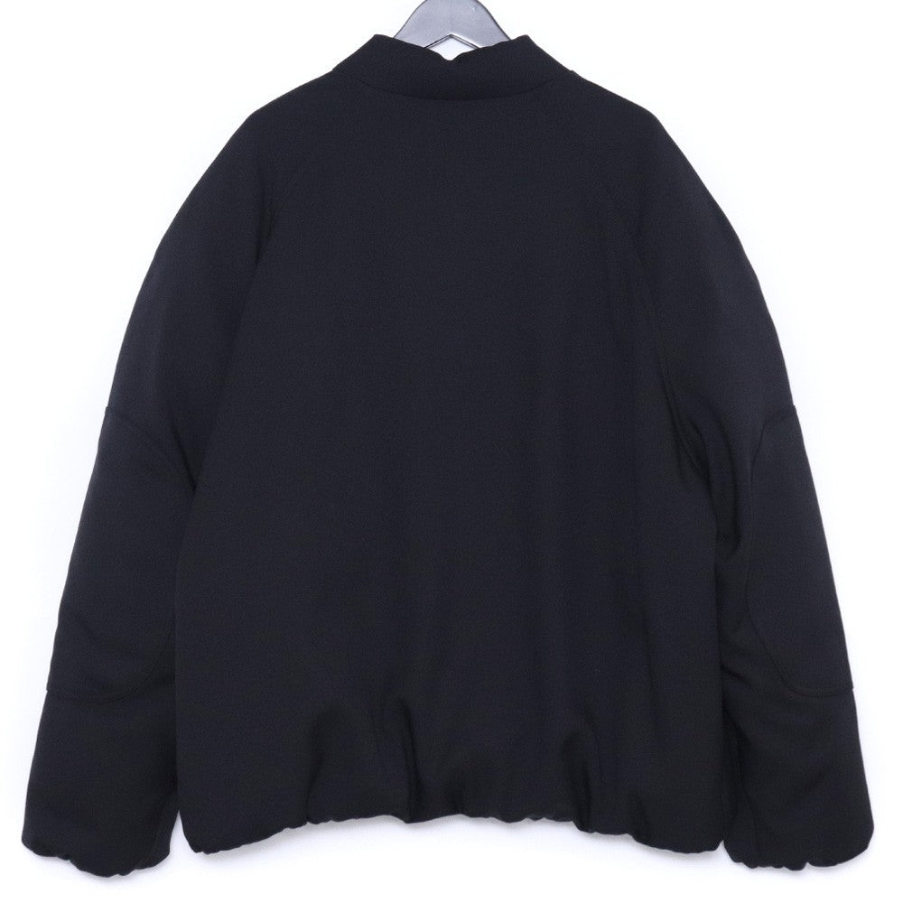 JIL SANDER 24AW Padded Feather Bomber Jacket Black Size 52