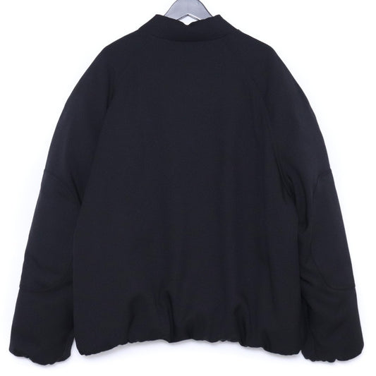 JIL SANDER 24AW Padded Feather Bomber Jacket Black Size 52