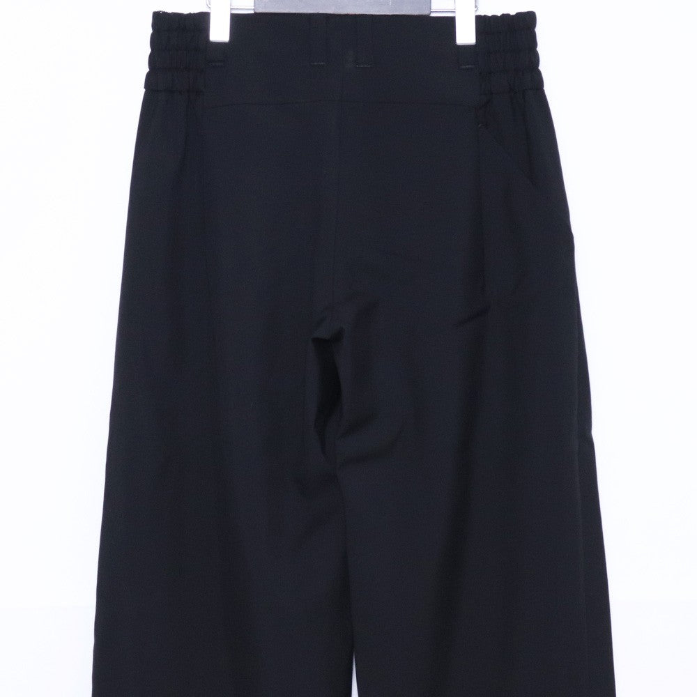 CROMAGNON Gabardine Baggy Pants Black Size 1