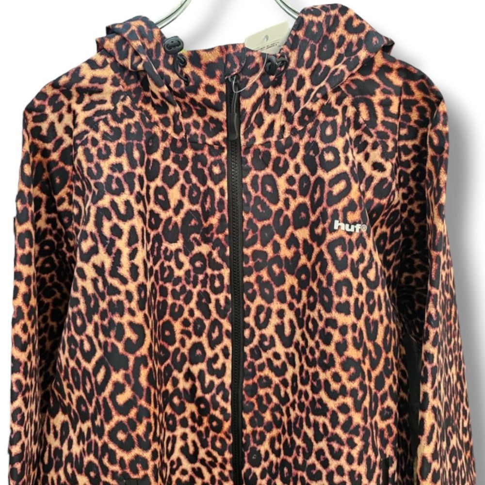 HUF Rainier Printed Shell Jacket Brown Size L