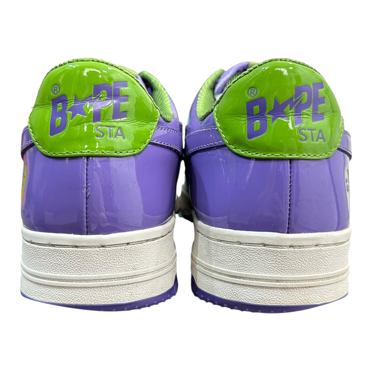 A BATHING APE Patent Bape Sta Sneakers Multi Size 9.5