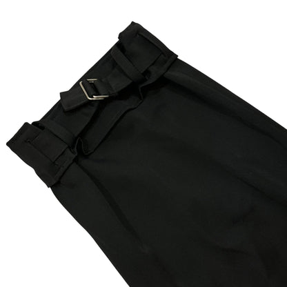 YOHJI YAMAMOTO+NOIR Wool Gabardine Parachute Pants Size 3