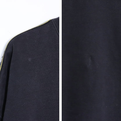 VETEMENTS Logo Tape Pullover Sweatshirt Black Size S