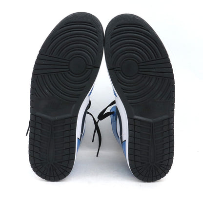 NIKE Air Jordan 1 Mid SE Signal Blue Sneakers Size 30.5cm