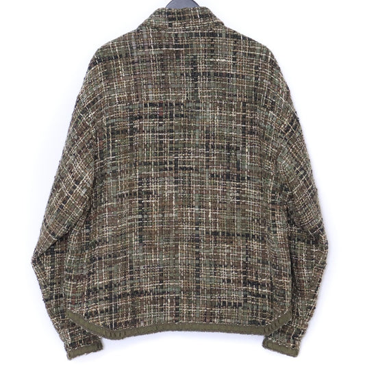 READYMADE 21AW Khaki Tweed Shirt Jacket Size 1