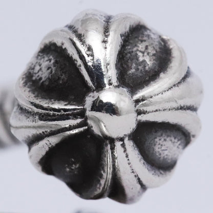 CHROME HEARTS NAIL CROSS BALL RING Silver Ring Size ONE SIZE