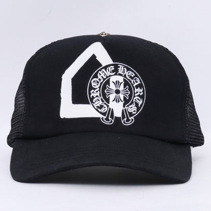 CHROME HEARTS DSM Limited Mesh Trucker Cap Black Size F