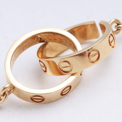 CARTIER Baby Love K18YG Necklace Yellow Gold Size F