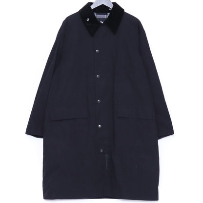 BARBOUR ONLY ARK OS Burghley Modifie Coat Black Size 40