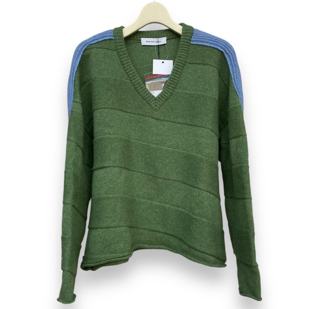 KIKO KOSTADINOV 24SS DEULTUM DELIAN Sweater Green Size 46