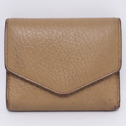 Maison Margiela Brown Leather Envelope Mini Wallet Size F