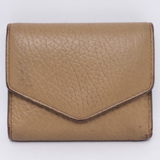 Maison Margiela Brown Leather Envelope Mini Wallet Size F