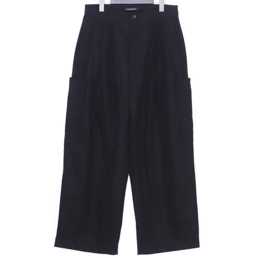 ALMOSTBLACK 25AW 6-Pocket Wide Easy Pants Black Size 1