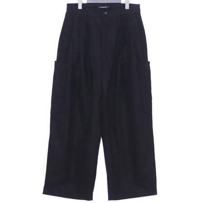 ALMOSTBLACK 25AW 6-Pocket Wide Easy Pants Black Size 1