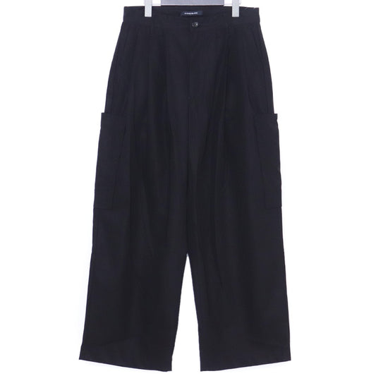 ALMOSTBLACK 25AW 6-Pocket Wide Easy Pants Black Size 1