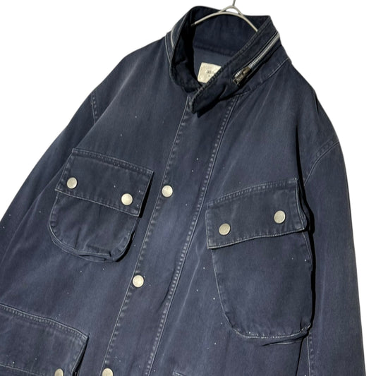 AFFA Vintage Washed Military Inspired Cotton Jacket Size L