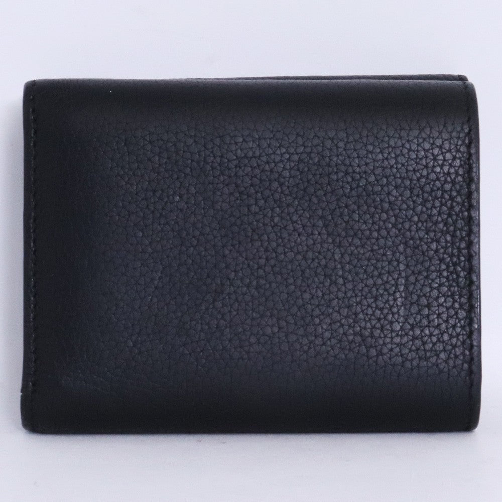 LOEWE Tri-Fold Wallet Black Size F