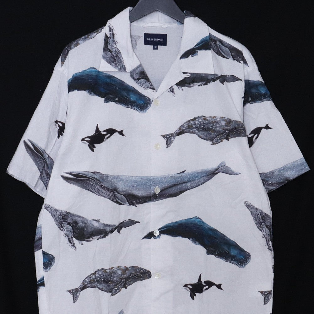 DESCENDANT 25SS Seafarers Textile SS Shirt White Size 3