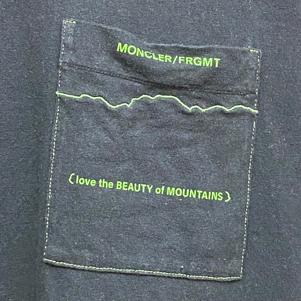 Moncler Genius FRAGMENT Black T-Shirt Size M