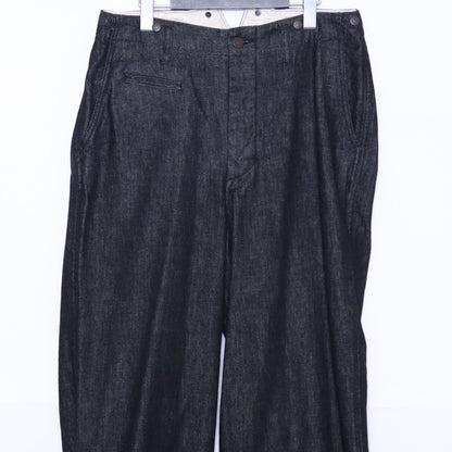 ISO x ANACHRONORM 25AW Washed Baggy Denim Black Size 1