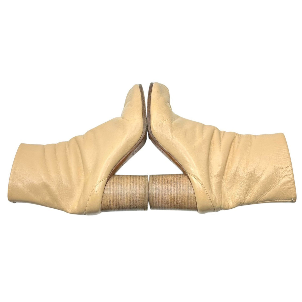 MAISON MARGIELA Tabi Heel Leather Boots Size 36