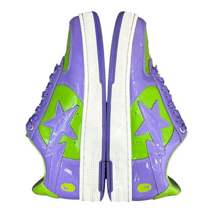 A BATHING APE Patent Bape Sta Sneakers Multi Size 9.5