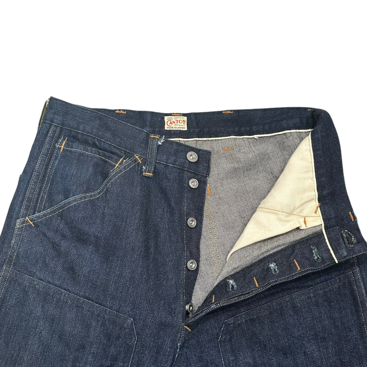 CANTON OVERALLS One Wash Basic Double Knee Jeans Size 30